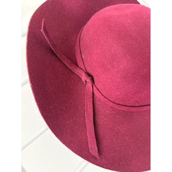 Burgundy Wool Hat Witchy Stevie Nicks Vamp Romantic Witchy 70s Boho Dark Cottage main image 7